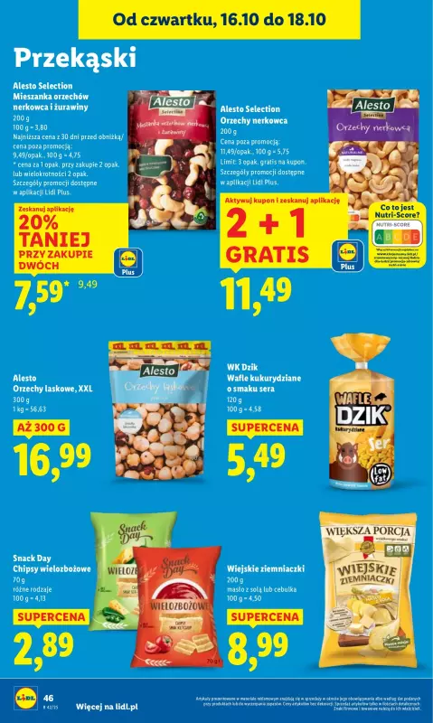 Lidl - gazetka promocyjna Oferta od czwartku od czwartku 16.10 do soboty 18.10 - strona 50