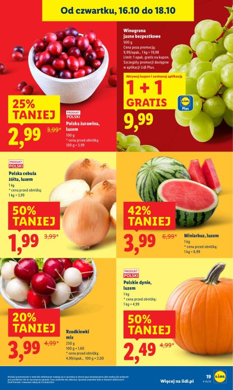 Lidl - gazetka promocyjna Oferta od czwartku od czwartku 16.10 do soboty 18.10 - strona 23