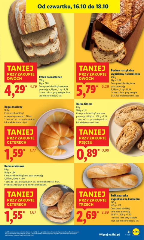 Lidl - gazetka promocyjna Oferta od czwartku od czwartku 16.10 do soboty 18.10 - strona 25