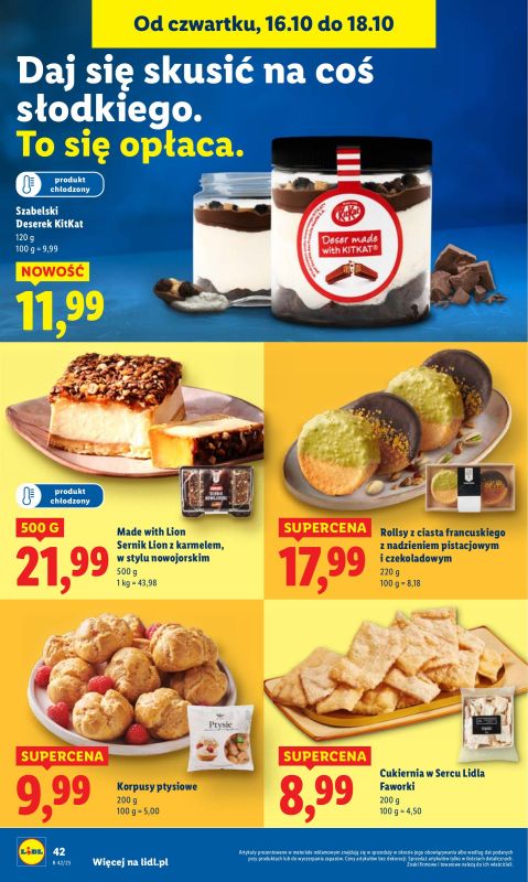 Lidl - gazetka promocyjna Oferta od czwartku od czwartku 16.10 do soboty 18.10 - strona 46