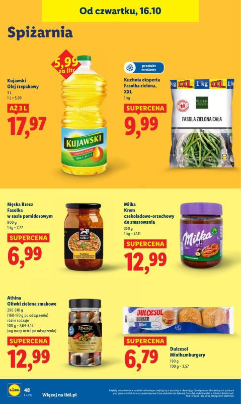Lidl - gazetka promocyjna Oferta od czwartku od czwartku 16.10 do soboty 18.10 - strona 52