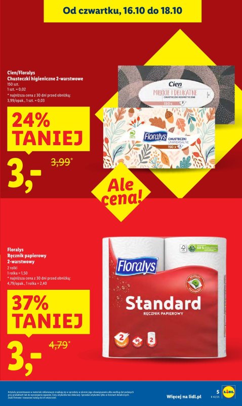 Lidl - gazetka promocyjna Oferta od czwartku od czwartku 16.10 do soboty 18.10 - strona 5
