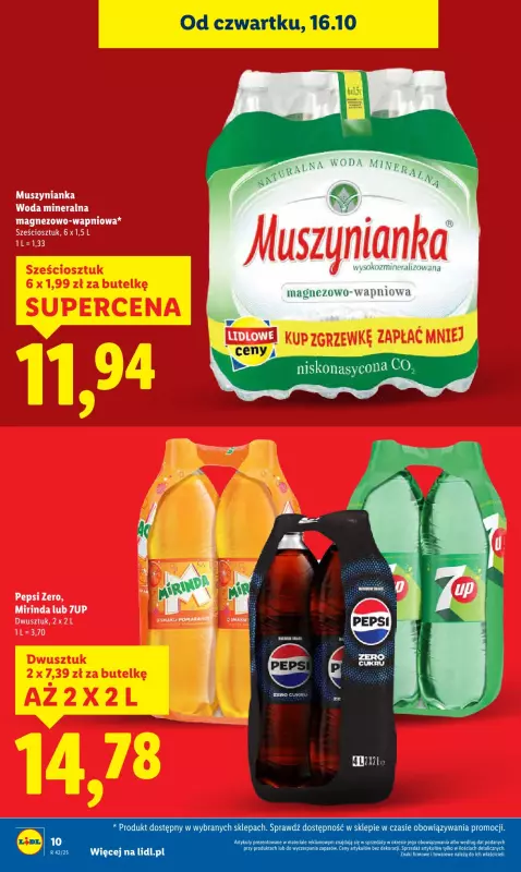 Lidl - gazetka promocyjna Oferta od czwartku od czwartku 16.10 do soboty 18.10 - strona 10