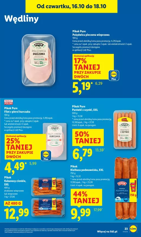 Lidl - gazetka promocyjna Oferta od czwartku od czwartku 16.10 do soboty 18.10 - strona 27