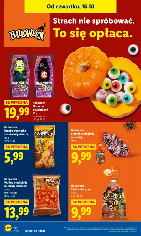 Lidl - gazetka promocyjna Oferta od czwartku od czwartku 16.10 do soboty 18.10 - strona 40
