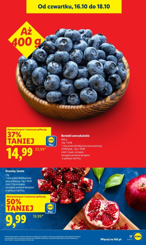 Lidl - gazetka promocyjna Oferta od czwartku od czwartku 16.10 do soboty 18.10 - strona 21