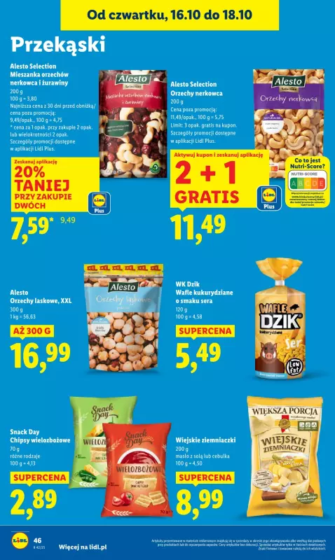 Lidl - gazetka promocyjna Oferta od czwartku od czwartku 16.10 do soboty 18.10 - strona 50