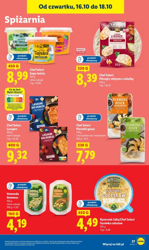 Lidl - gazetka promocyjna Oferta od czwartku od czwartku 16.10 do soboty 18.10 - strona 31