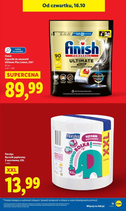 Lidl - gazetka promocyjna Oferta od czwartku od czwartku 16.10 do soboty 18.10 - strona 11