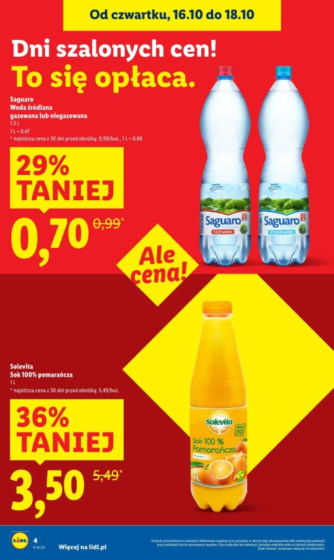 Lidl - gazetka promocyjna Oferta od czwartku od czwartku 16.10 do soboty 18.10 - strona 4
