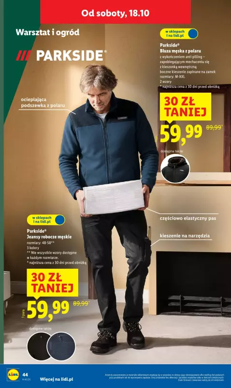 Lidl - gazetka promocyjna Katalog od 13.10 od poniedziałku 13.10 do soboty 18.10 - strona 56