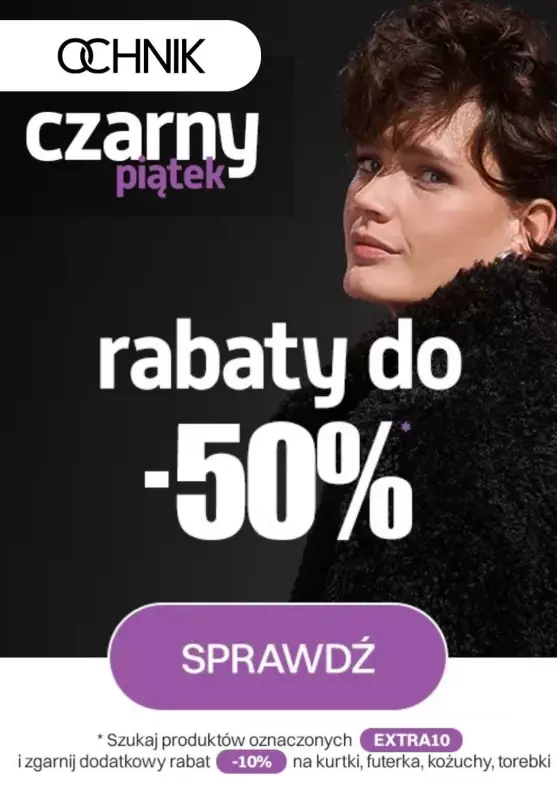 #CYBER MONDAY - gazetka promocyjna Ochnik | Do -50% na Black Friday od czwartku 28.11 do poniedziałku 02.12