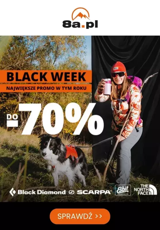 #CYBER MONDAY - gazetka promocyjna 8a | Do -70% największe promo w tym roku od czwartku 28.11 