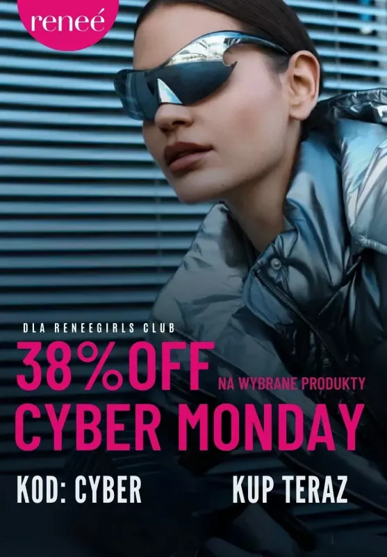 #CYBER MONDAY - gazetka promocyjna Renee | -38% na wybrane produkty dla Renee Girls Club! od poniedziałku 02.12 do środy 04.12