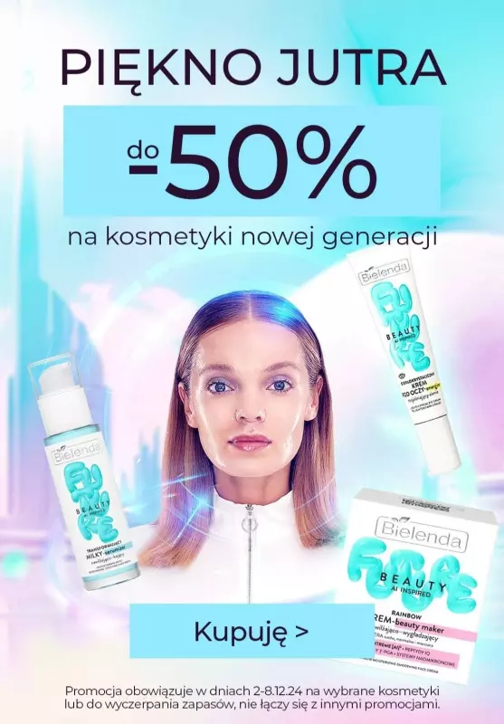 #CYBER MONDAY - gazetka promocyjna Bielenda | Do -50% na wybrane kosmetyki od poniedziałku 02.12 do niedzieli 08.12