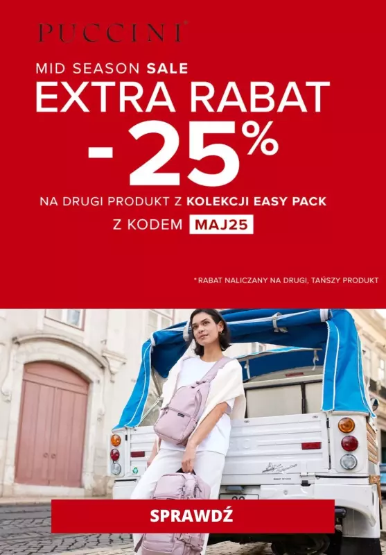 Puccini - gazetka promocyjna Extra -25% z kodem od piątku 24.05 