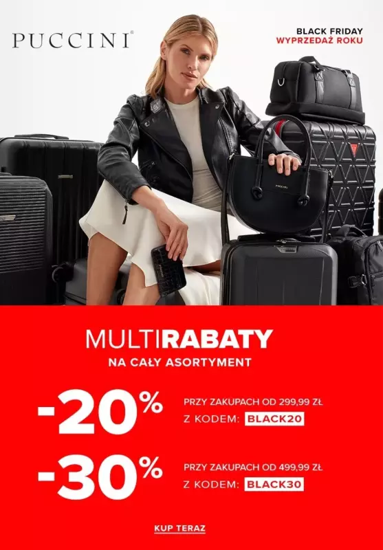 Puccini - gazetka promocyjna Multirabaty na cały asortyment - Black Friday! od piątku 29.11 do niedzieli 01.12