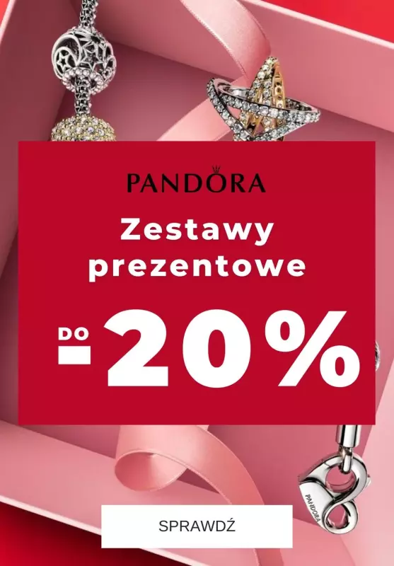 2024 Prezenty - gazetka promocyjna Pandora | Do -20% na zestawy prezentowe od czwartku 14.11 