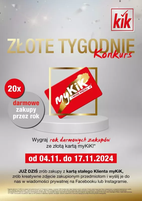 2024 Prezenty - gazetka promocyjna Plakat promocyjny od poniedziałku 04.11 do niedzieli 17.11