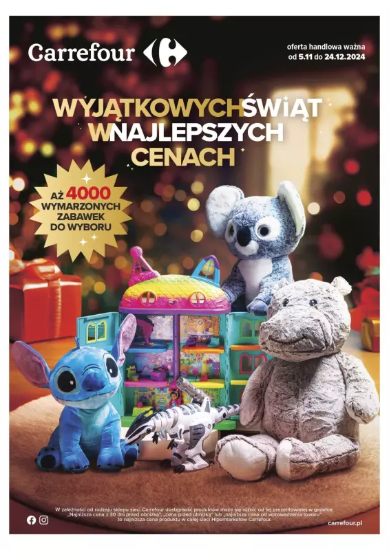 2024 Prezenty - gazetka promocyjna Carrefour I Katalog Zabawek od wtorku 05.11 do wtorku 24.12