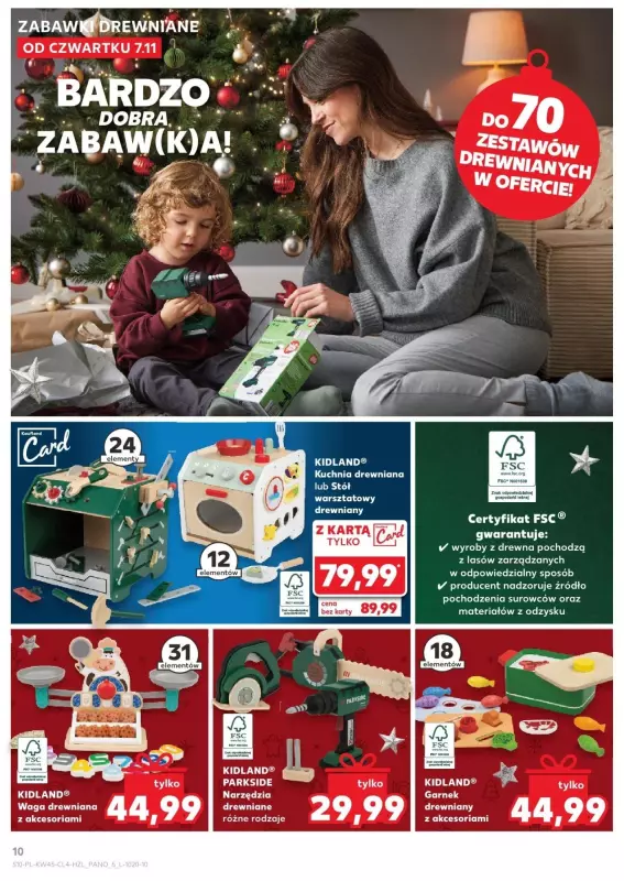 2024 Prezenty - gazetka promocyjna Kaufland I Mikołajki piękne jak z bajki! od czwartku 07.11 do piątku 06.12 - strona 10