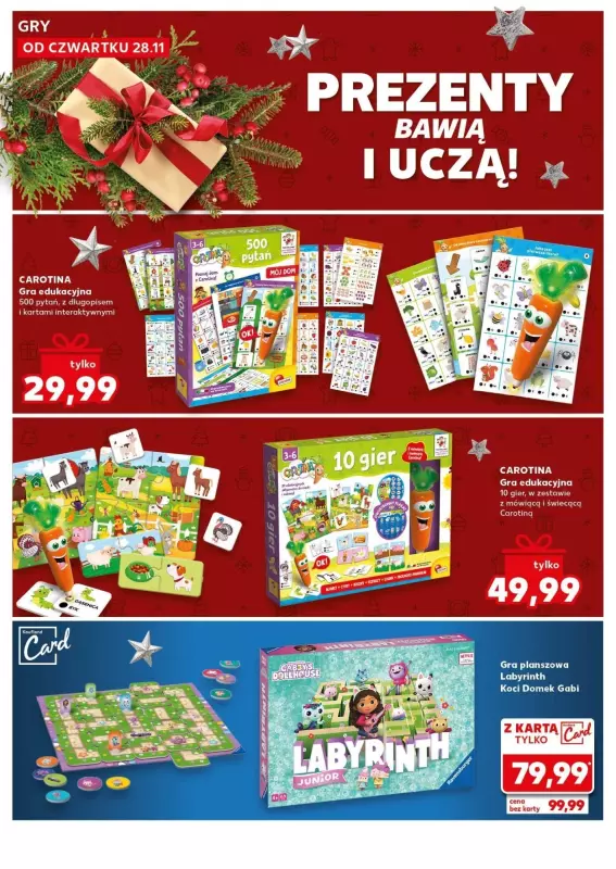 2024 Prezenty - gazetka promocyjna Oferta Kaufland - Zabawki od czwartku 28.11 do wtorku 24.12 - strona 24