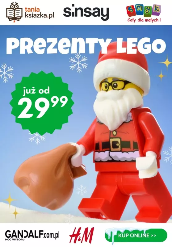 2024 Prezenty - gazetka promocyjna Prezenty ze świata LEGO już od 29,99 zł! od środy 11.12 do środy 18.12