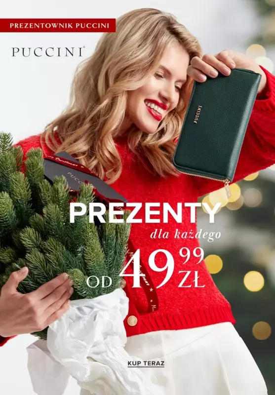 2024 Prezenty - gazetka promocyjna Puccini | Prezenty od 49,99 zł od piątku 20.12 do poniedziałku 23.12