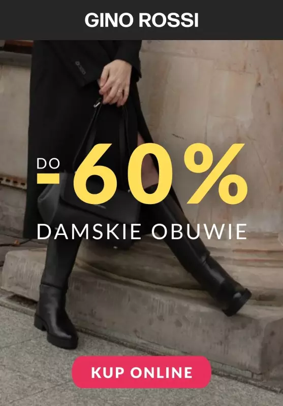 Gino Rossi - gazetka promocyjna Do -60% damskie obuwie od środy 12.01 