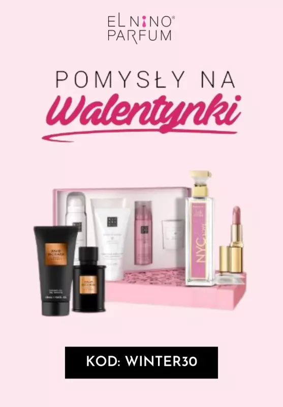 #Walentynki - gazetka promocyjna Elnino-Parfum | Perfumy na Walentynki od piątku 31.01 