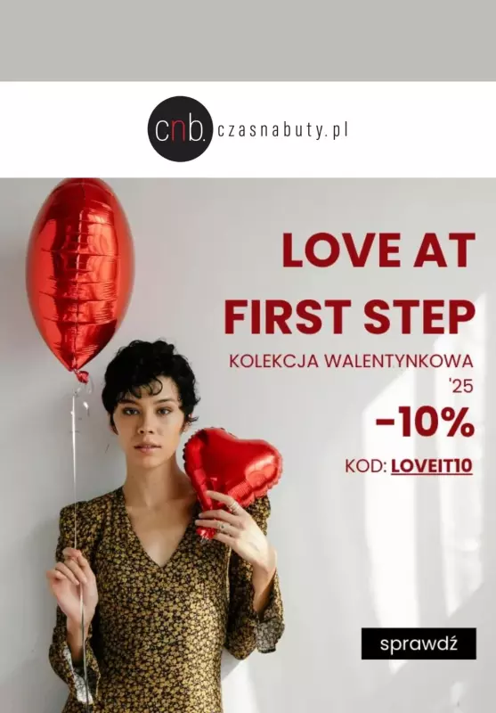 #Walentynki - gazetka promocyjna czasnabuty | -10% na kolekcję walentynkową od piątku 07.02 do niedzieli 16.02