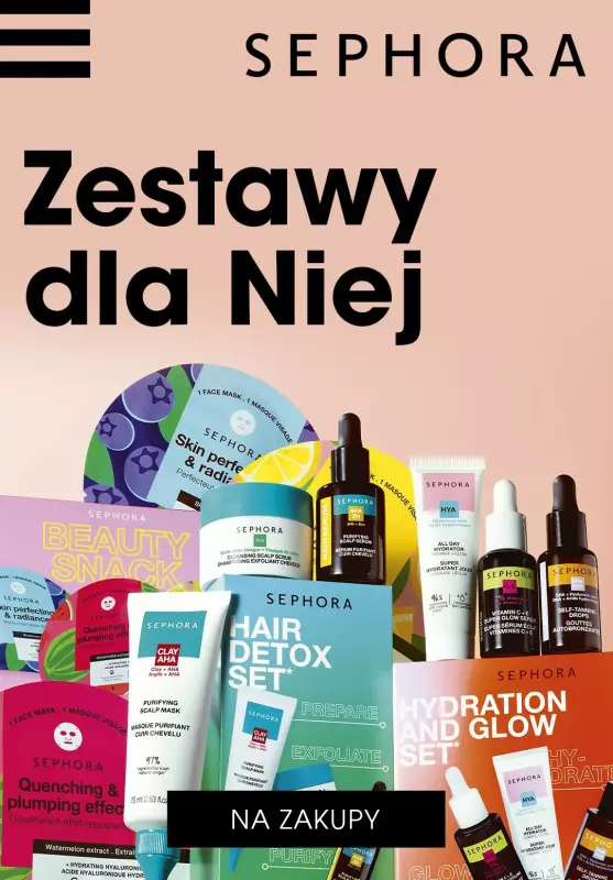 #Dzień Kobiet - gazetka promocyjna Sephora | Zestawy dla Niej do 100 PLN od środy 26.02 