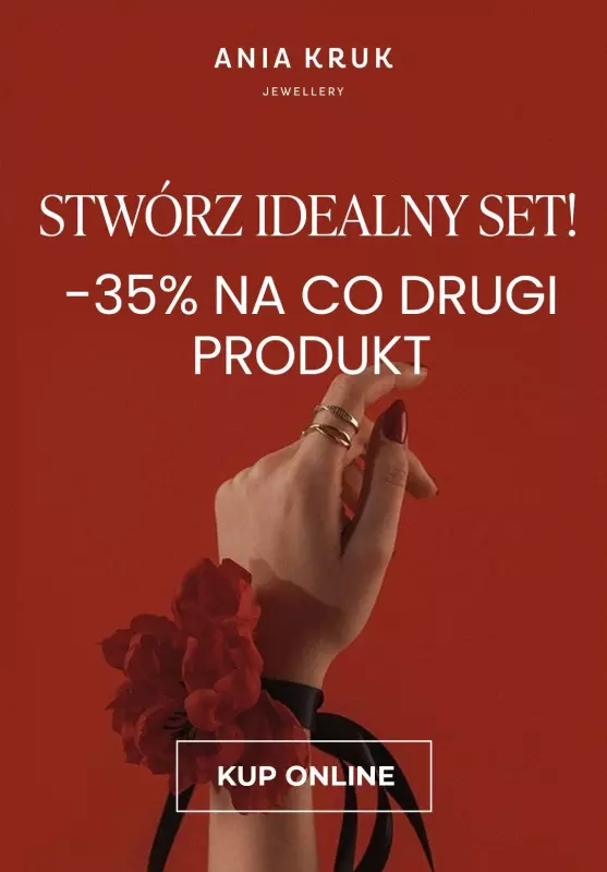 Ania Kruk - gazetka promocyjna -35% na co drugi produkt od środy 08.02 do wtorku 14.02