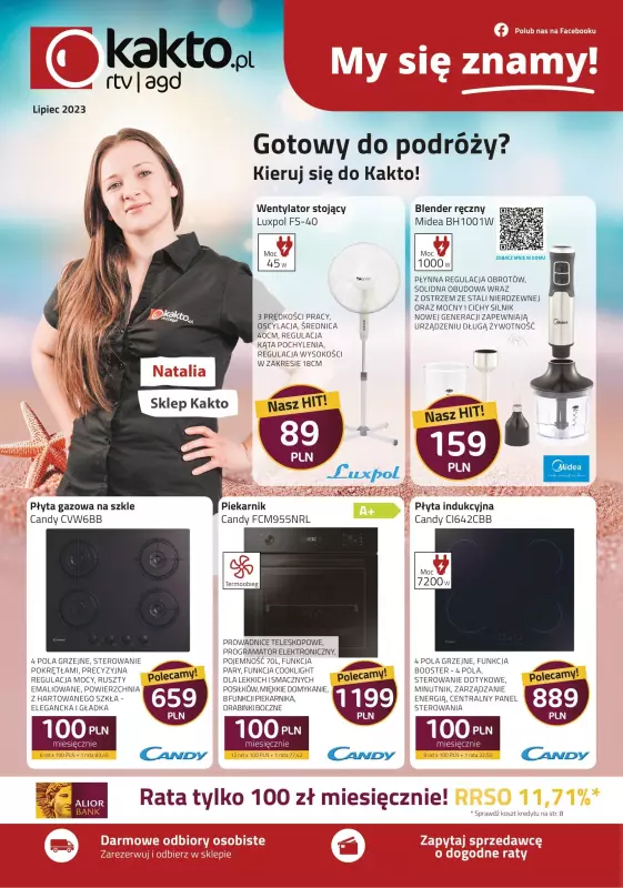 kakto.pl - gazetka promocyjna Gazetka od środy 05.07 do poniedziałku 31.07