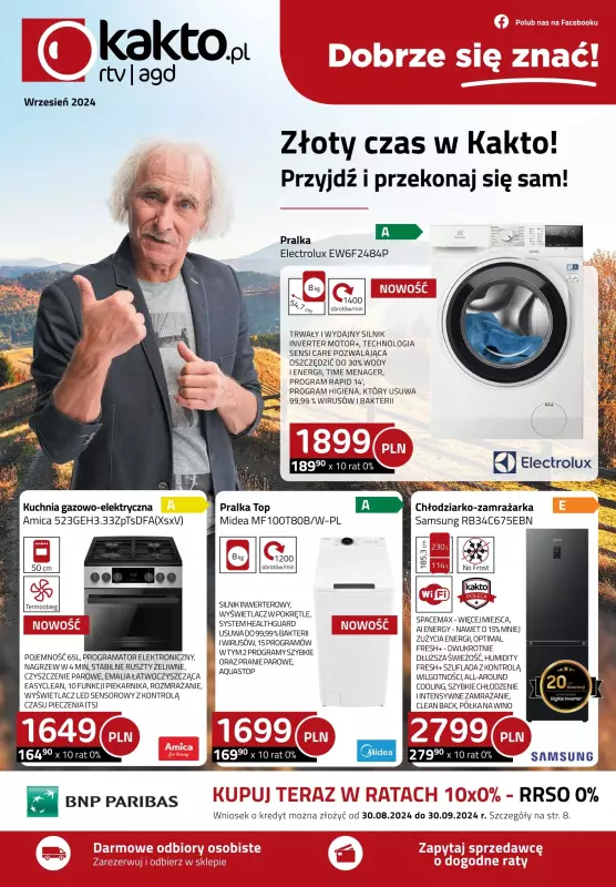 kakto.pl - gazetka promocyjna Gazetka od niedzieli 01.09 do poniedziałku 30.09