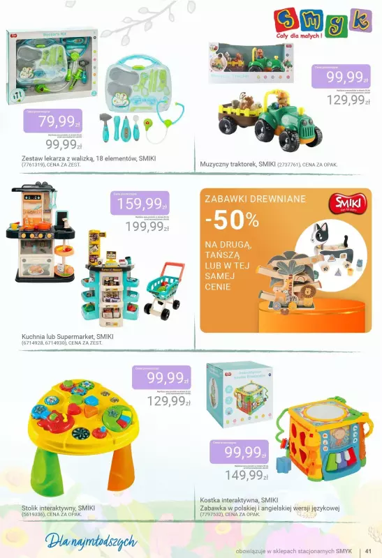 #Dzień Dziecka - gazetka promocyjna Smyk | Katalog Dzień Smyków od wtorku 20.05 do poniedziałku 02.06 - strona 41