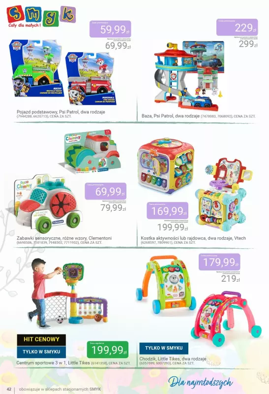 #Dzień Dziecka - gazetka promocyjna Smyk | Katalog Dzień Smyków od wtorku 20.05 do poniedziałku 02.06 - strona 42