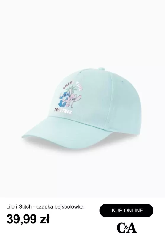 #Dzień Dziecka - gazetka promocyjna C&A | Kolekcja Lilo i Stitch od wtorku 20.05  - strona 7