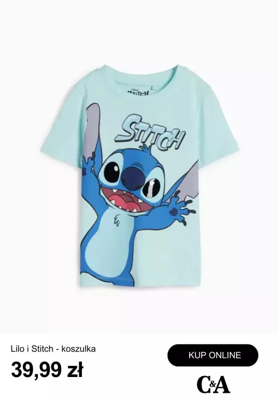 #Dzień Dziecka - gazetka promocyjna C&A | Kolekcja Lilo i Stitch od wtorku 20.05  - strona 10