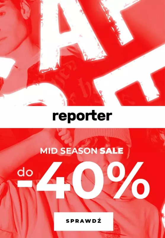 #Dzień Dziecka - gazetka promocyjna Reporter | Do -40% ubrania na Dzień Dziecka od wtorku 20.05 do niedzieli 01.06