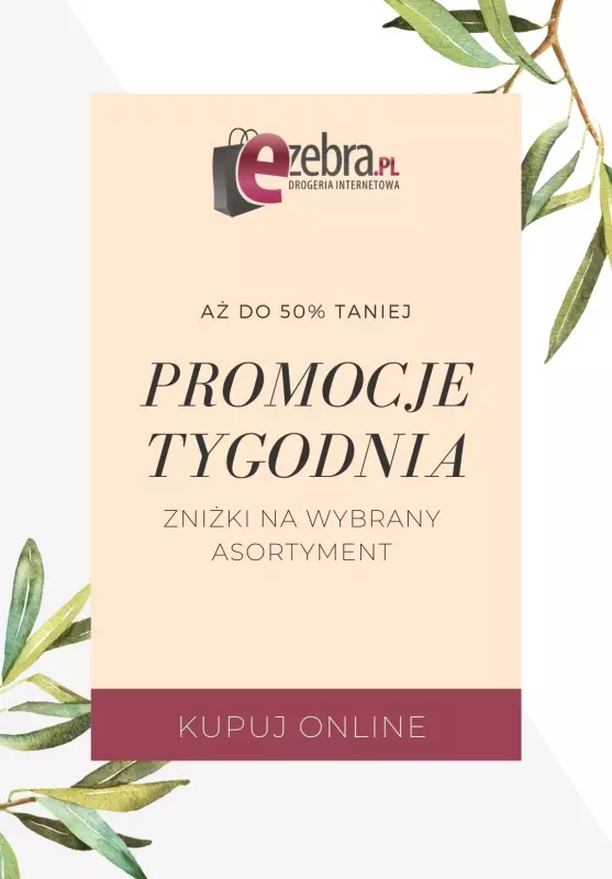 eZebra.pl - gazetka promocyjna Do -50% promocje tygodniowe od piątku 03.07 do piątku 10.07
