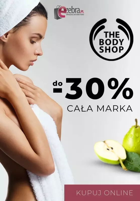 eZebra.pl - gazetka promocyjna Do -30% cała marka The Body Shop od wtorku 01.09 do wtorku 08.09