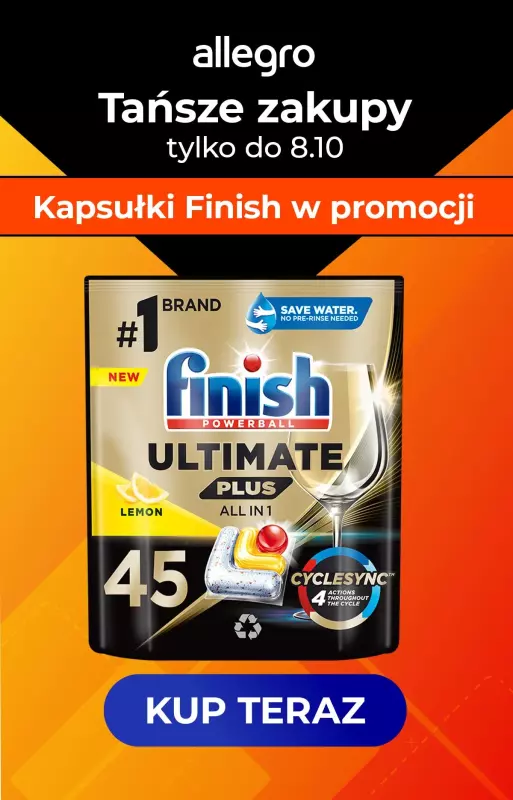 Finish - gazetka promocyjna Kapsułki Finish w promocji! od poniedziałku 02.10 do niedzieli 08.10 - strona 7