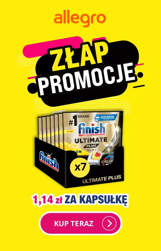 Finish - gazetka promocyjna Złap promocje z Finish od wtorku 14.05 do środy 22.05