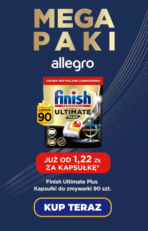 Finish - gazetka promocyjna Mega Paki Finish od czwartku 13.02 do piątku 28.02