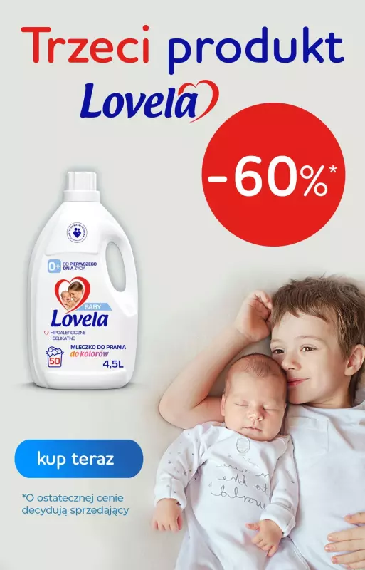 Lovela - gazetka promocyjna Trzeci produkt Lovela -60%! od poniedziałku 18.09 do soboty 30.09