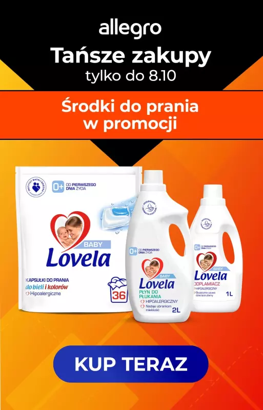 Lovela - gazetka promocyjna Środki do prania Lovela w promocji! od poniedziałku 02.10 do niedzieli 08.10 - strona 8