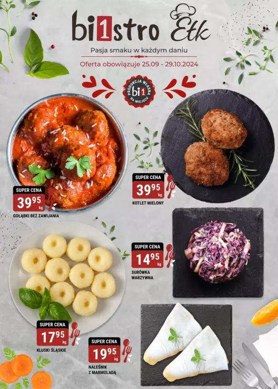 bi1 - gazetka promocyjna Ełk | Bistro  