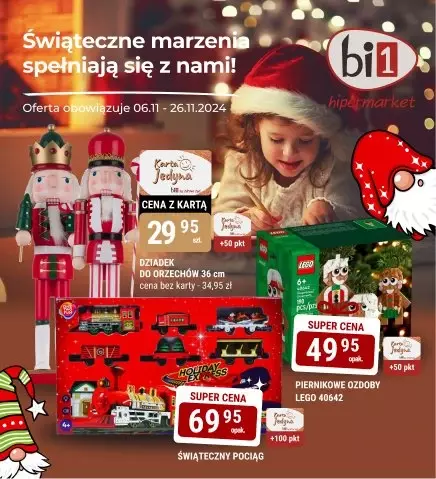 bi1 - gazetka promocyjna Katalog Zabawki i dekoracje od poniedziałku 04.11 do wtorku 26.11