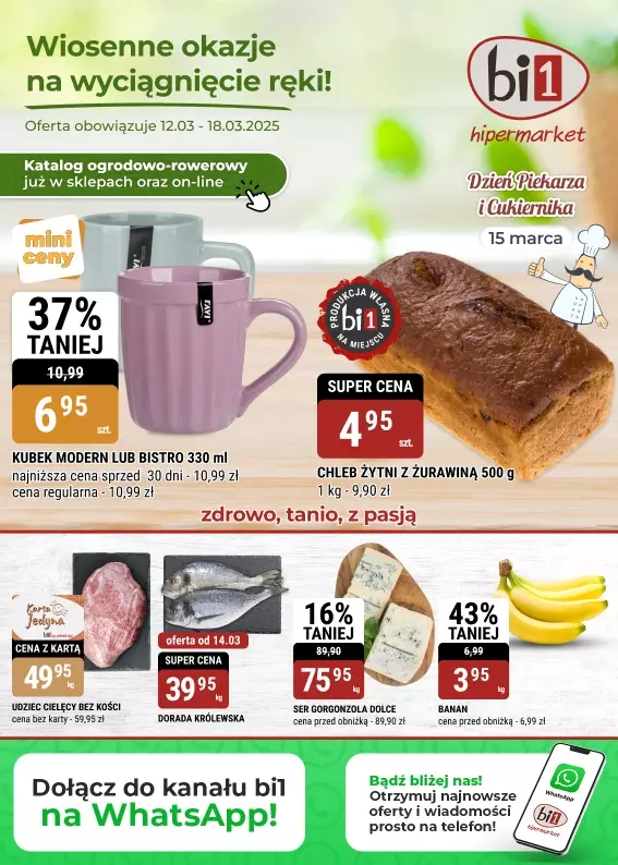 bi1 - gazetka promocyjna Gazetka Białystok, Rzeszów, Szczecin, Ełk od środy 12.03 do wtorku 18.03